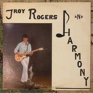 Troy Rogers and Harmony Rare Independent Print Bluegrass Gospel Vinyl Record VG+